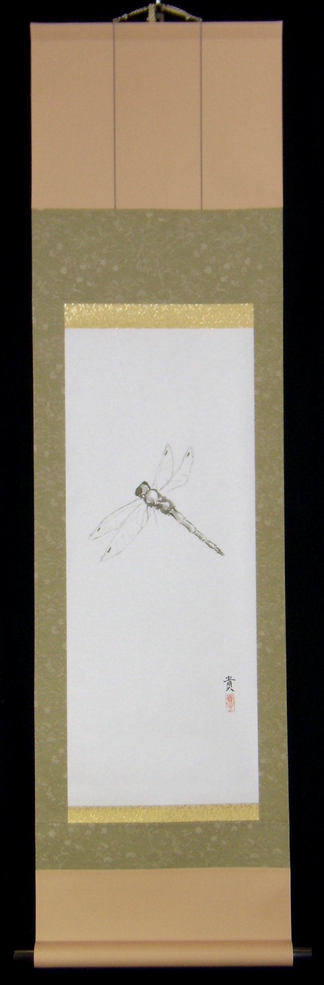 京都の掛軸専門店 古美術神宮堂 掛軸 彩色花鳥画