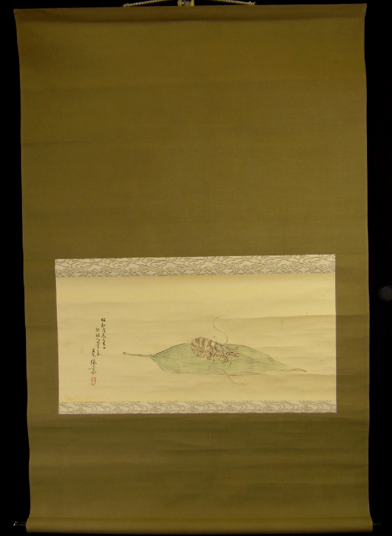 京都の掛軸専門店 古美術神宮堂 掛軸 彩色花鳥画
